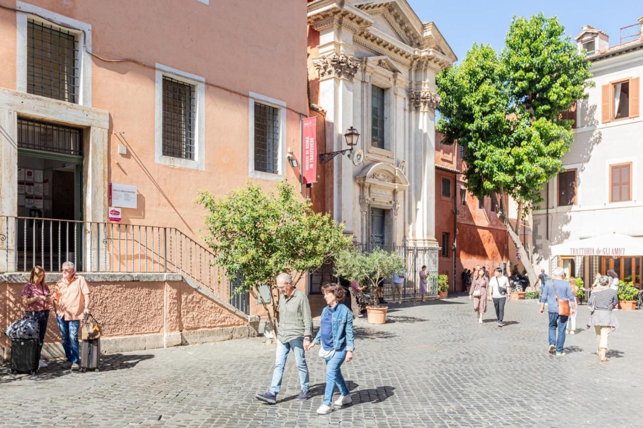 Mosaic Trastevere Silver Apartment - Top Collection Rome Bagian luar foto